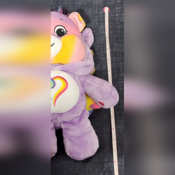 12.5" Togetherness Care Bears Plushie With Magic Pegasus Hoodie - Picture 9 of 9